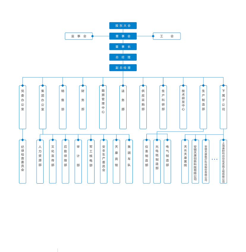 安徽天康集團(tuán)組織架構(gòu)